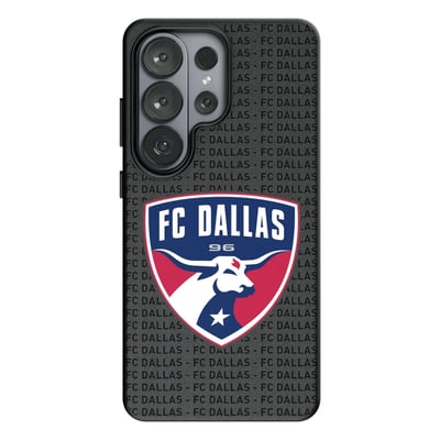  FC Dallas Keyscaper Text Backdrop Magnetic Bump Case - Black