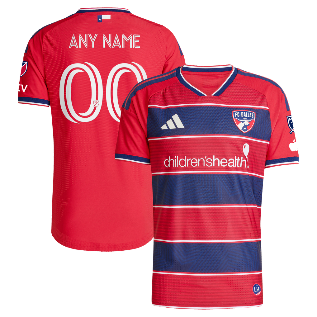 FC Dallas adidas 2026 DNA Kit On-Field Authentic Patch Custom Jersey - Red