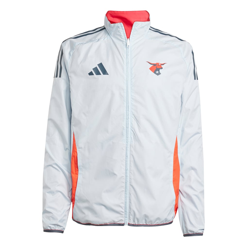 FC Dallas adidas 2025 Anthem Reversible Full-Zip Jacket - Red/Light Blue