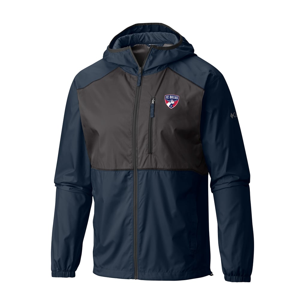 FC Dallas Columbia Flash Forward Lightweight Full-Zip Hooded Windbreaker - Navy
