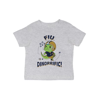 FIU Panthers Vive La Fete Infant Dinorrific T-Shirt - Gray