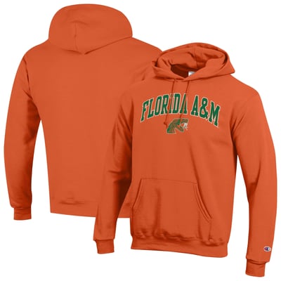 Florida A&M Rattlers Champion Powerblend Hoodie - Orange