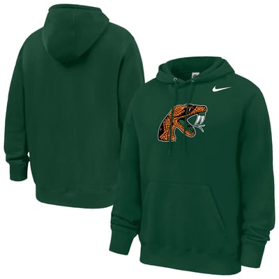 Florida A&M Rattlers Nike Club Fleece Hoodie - Green