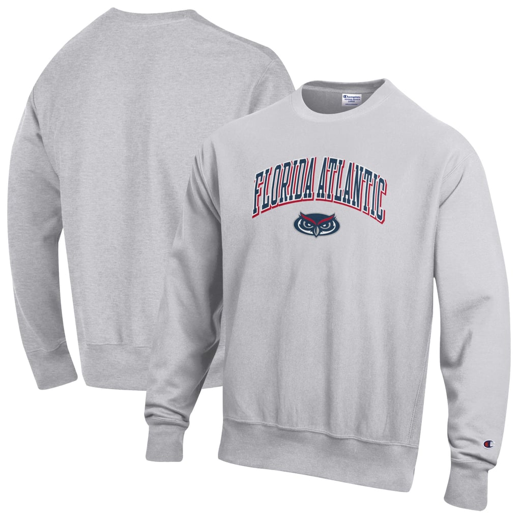 Florida Atlantic Owls Champion Reverse Weave Sweatshirt - Gray