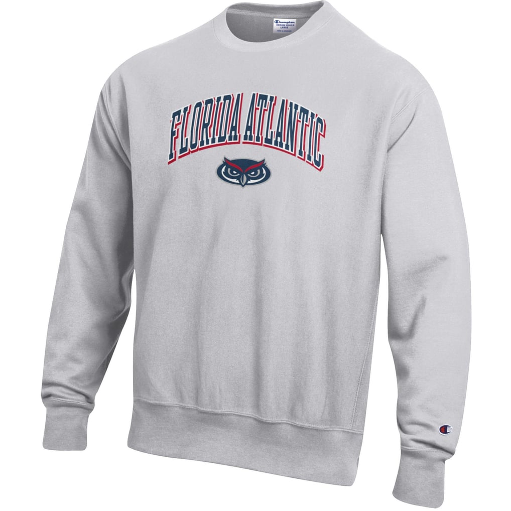Florida Atlantic Owls Champion Reverse Weave Sweatshirt - Gray
