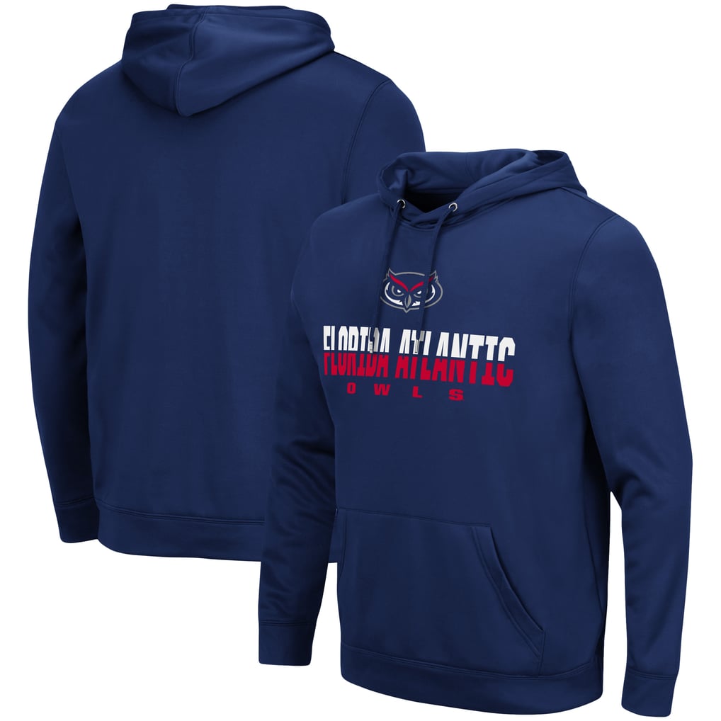 Florida Atlantic Owls Colosseum Lantern Pullover Hoodie - Navy