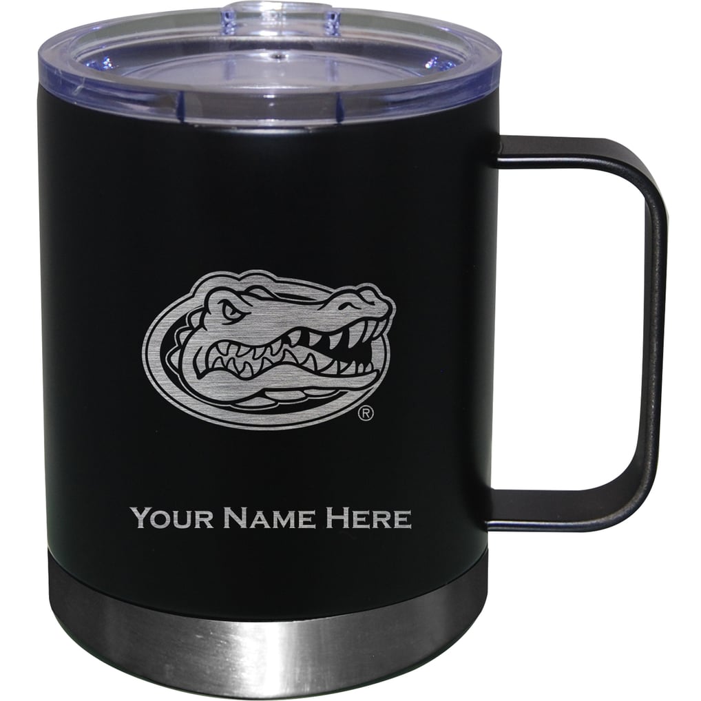 Florida Gators 12oz. Personalized Stainless Steel Lowball with Handle - Black