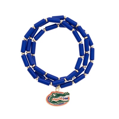Florida Gators CANVAS Style  Beaded Bracelet Set of Three