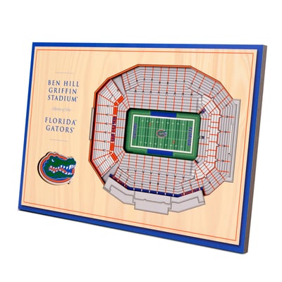 Florida Gators Fanpoint 14'' x 10.5'' 3D StadiumView Desktop Display
