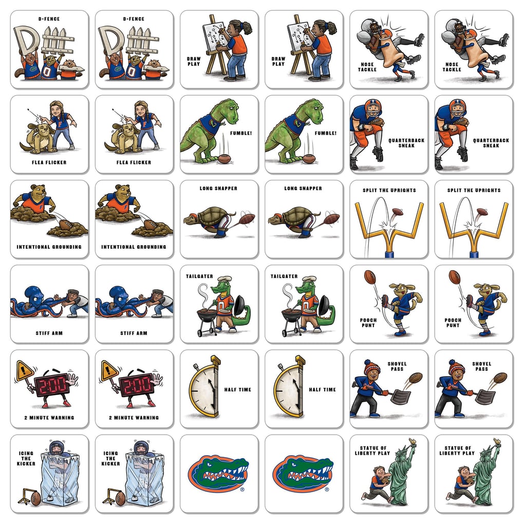 Florida Gators Fanpoint Licensed Memory Match Game