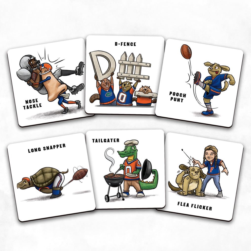 Florida Gators Fanpoint Licensed Memory Match Game