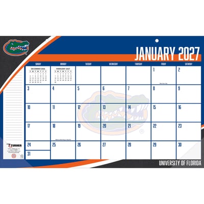 Florida Gators 17" x 11" Desk Pad Calendar