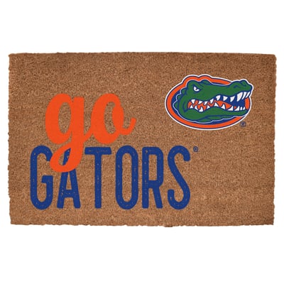 Florida Gators 20" x 30" Go Team Coir Door Mat
