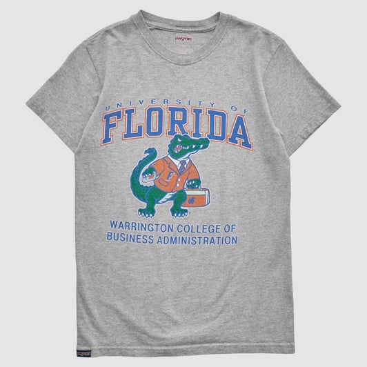 Florida Gators Champion 2000s T-shirt - Heather Gray - S by Fanatics Real Vintage