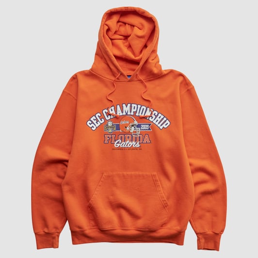 Florida Gators Champion 2009 Hooded Pullover Sweatshirt - Orange - S by Fanatics Real Vintage