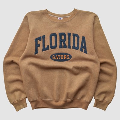 Florida Gators Champion 90s Pullover Sweatshirt - Clay - XXS by Fanatics Real Vintage