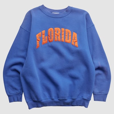 Florida Gators Dodger 2000s Pullover Sweatshirt - Blue - M by Fanatics Real Vintage