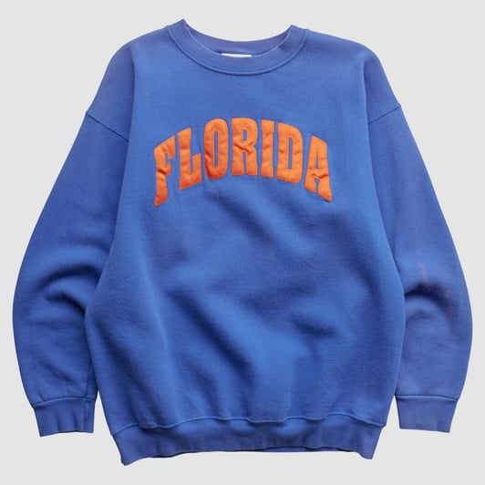 Florida Gators Dodger 2000s Pullover Sweatshirt - Blue - M by Fanatics Real Vintage