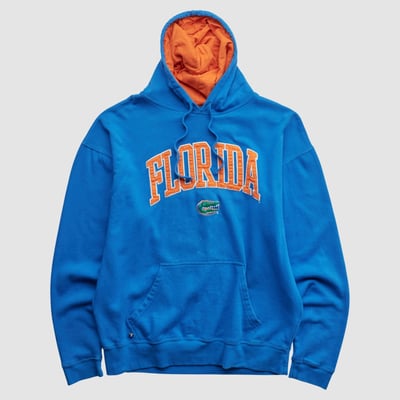Florida Gators J America Sportswear 2010s Hooded Pullover Sweatshirt - Blue - L by Fanatics Real Vintage