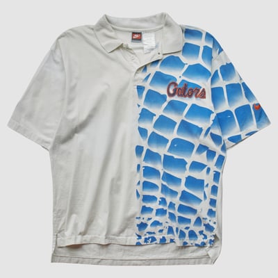 Florida Gators Nike 2000s Polo - White - XL by Fanatics Real Vintage