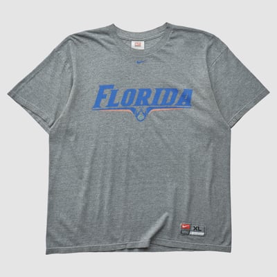 Florida Gators Nike 2000s T-shirt - Dark Heather Gray - XL by Fanatics Real Vintage