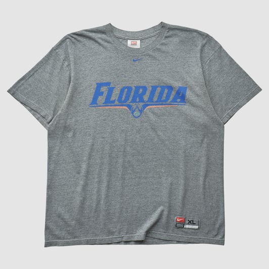 Florida Gators Nike 2000s T-shirt - Dark Heather Gray - XL by Fanatics Real Vintage