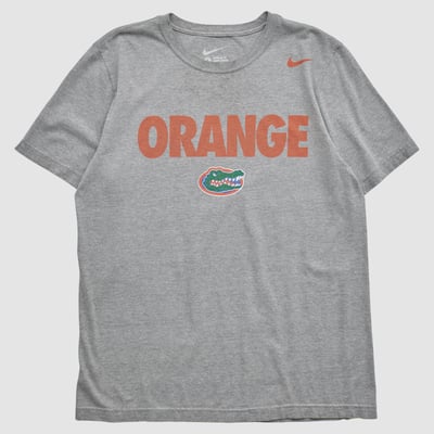 Florida Gators Nike 2010s T-shirt - Heather Gray - M by Fanatics Real Vintage