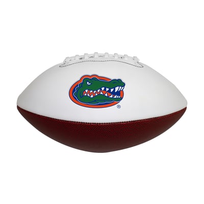 Florida Gators Official Size Logo Autograph Football