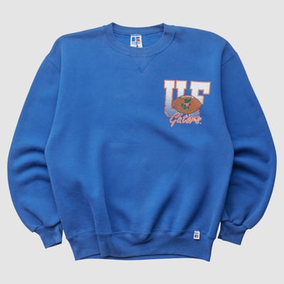 Florida Gators Russell 90s Pullover Sweatshirt - Blue - S by Fanatics Real Vintage