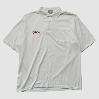 Florida Gators Signet Sportswear 90s Polo - White - XL by Fanatics Real Vintage