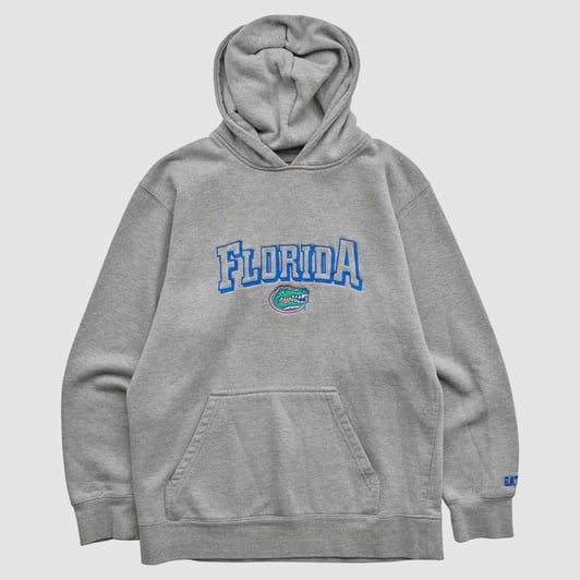 Florida Gators Team Edition Apparel 2010s Hooded Pullover Sweatshirt - Heather Gray - XS by Fanatics Real Vintage