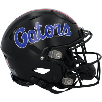 Florida Gators Fanatics Authentic Team-Issued Black Riddell Helmet from the Football Program - Size M - HH98514793