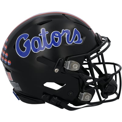 Florida Gators Fanatics Authentic Team-Issued Black Riddell Helmet from the Football Program - Size M - HH98514795