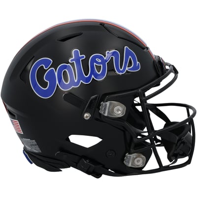 Florida Gators Fanatics Authentic Team-Issued Black Riddell Helmet from the Football Program - Size M - HH98514796