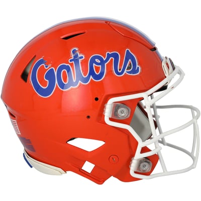 Florida Gators Fanatics Authentic Team-Issued Orange Riddell Helmet from the Football Program - Size L - HH98514899