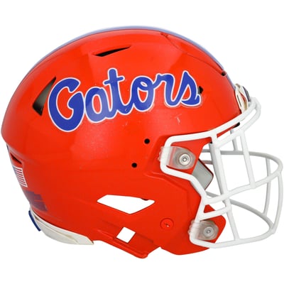 Florida Gators Fanatics Authentic Team-Issued Orange Riddell Helmet from the Football Program - Size XL - HH98514926