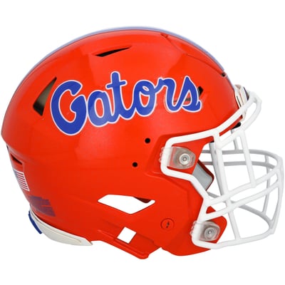 Florida Gators Fanatics Authentic Team-Issued Orange Riddell Helmet from the Football Program - Size XL - HH98514927