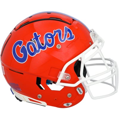 Florida Gators Fanatics Authentic Team-Issued Orange Schutt Helmet from the Football Program - Size L - HH98514868