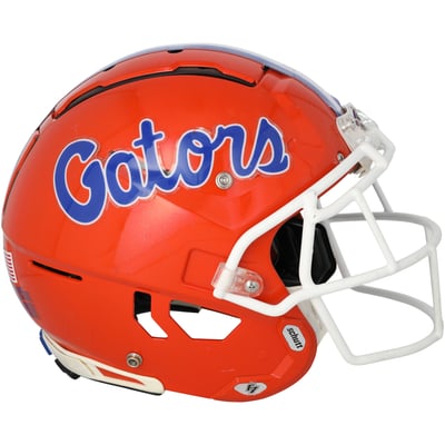 Florida Gators Fanatics Authentic Team-Issued Orange Schutt Helmet from the Football Program - Size XL - HH98514882