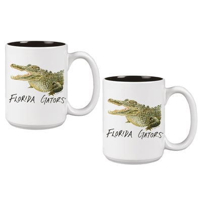 Florida Gators Two-Piece 15oz. Laura Wilcox Mascot Mug Set