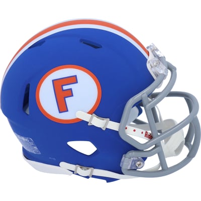 Florida Gators Fanatics Authentic Unsigned Riddell Throwback Blue Speed Mini Helmet
