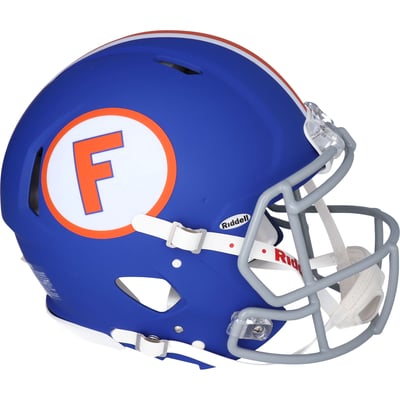 Florida Gators Fanatics Authentic Unsigned Riddell Throwback Blue Speed Replica Helmet