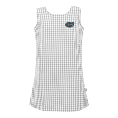  Florida Gators Garb Girls Toddler Woven Gingham Dress - Gray