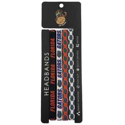  Florida Gators Hip Heads Four-Pack of Thin Headbands