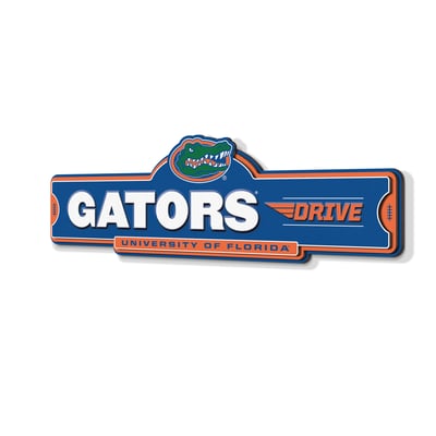 Florida Gators IDNA 3D Street Sign