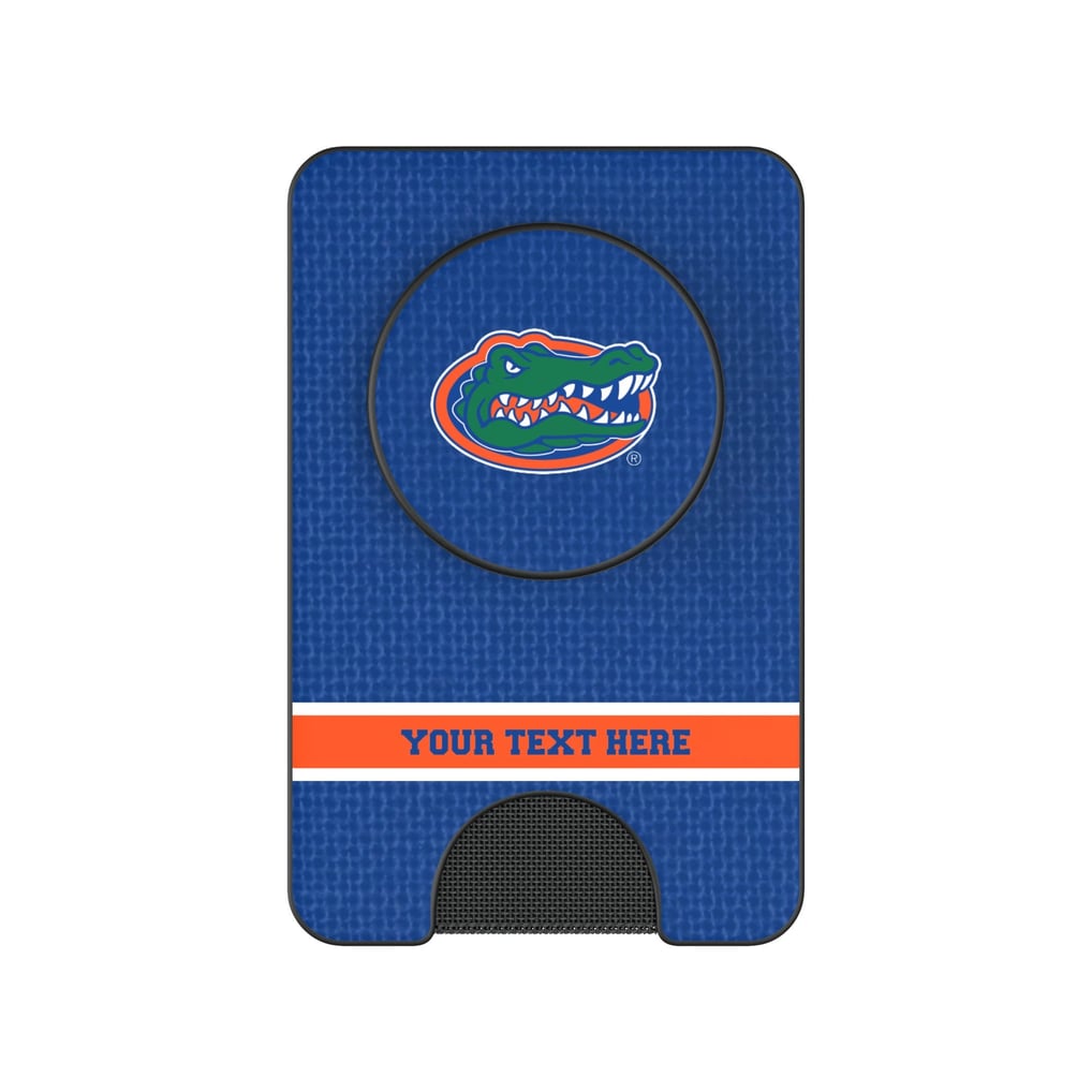 Florida Gators Keyscaper Personalized Endzone Solid PopSockets Magnetic Wallet