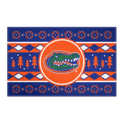 Florida Gators Logo Brands 19" x 30" Holiday Sweater Starter Mat