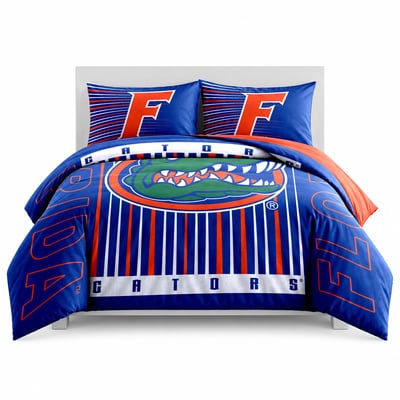 Florida Gators Logo Brands Momentum 5-Piece Full/Queen Bedding Set