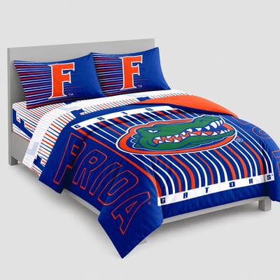 Logo Brands Florida Gators Momentum Bed In A Bag - Full