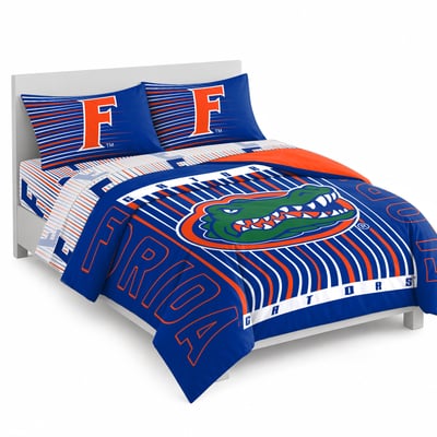 Logo Brands Florida Gators Momentum Bed In A Bag - Queen